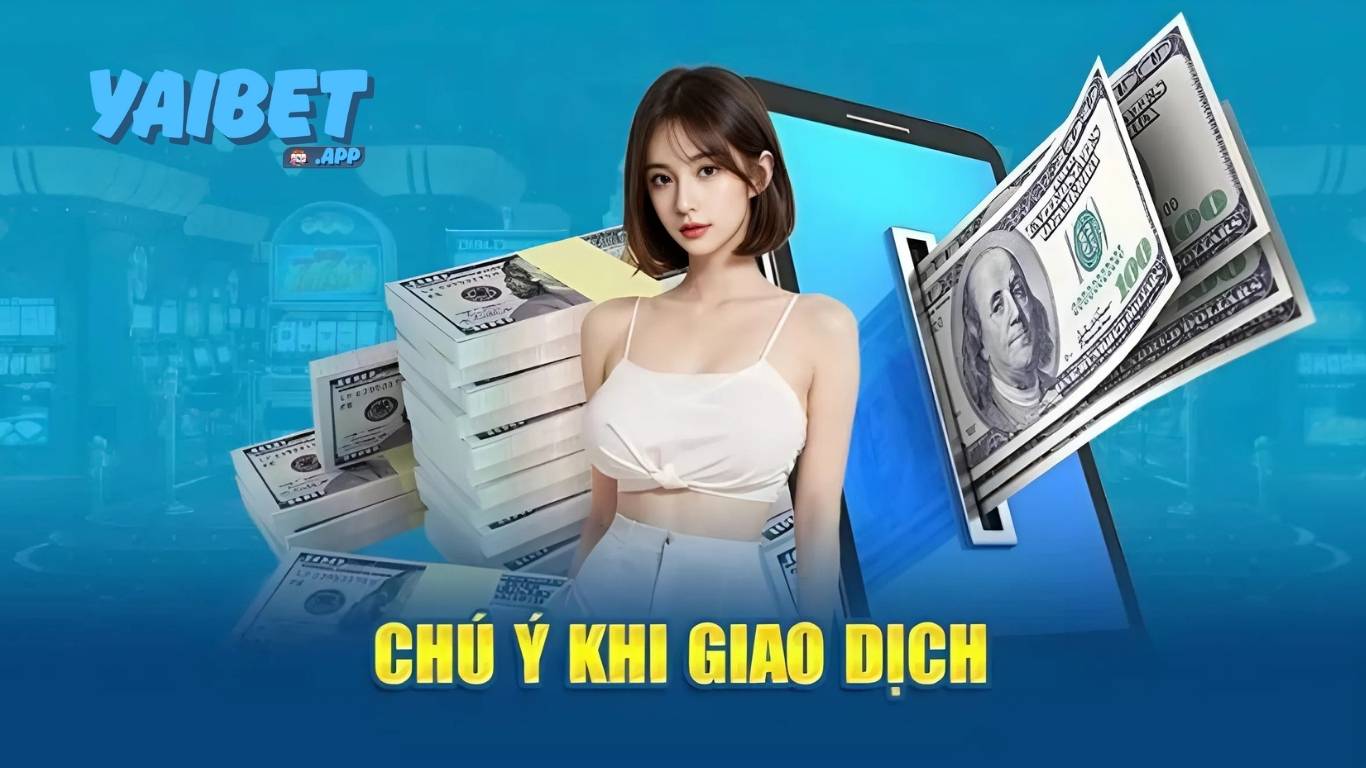 Một số lưu ý quan trọng khi nạp tiền Yaibet